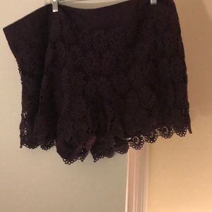 Lace shorts